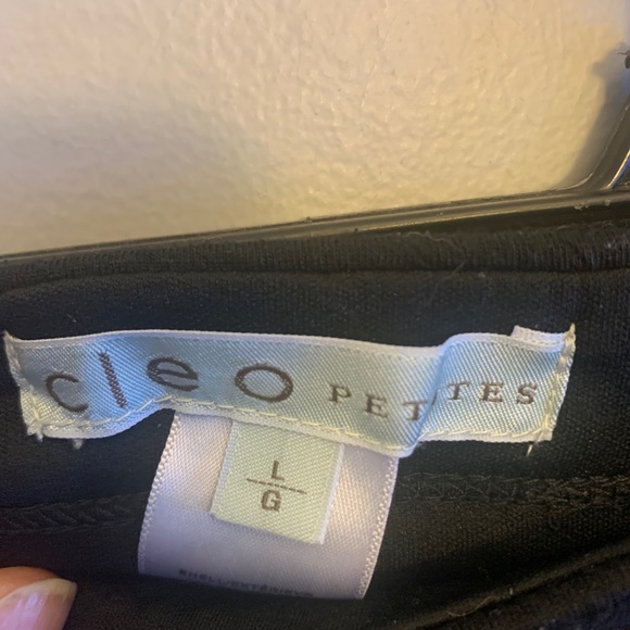 Cleo black stretch skirt Sz L - Picture 4 of 4